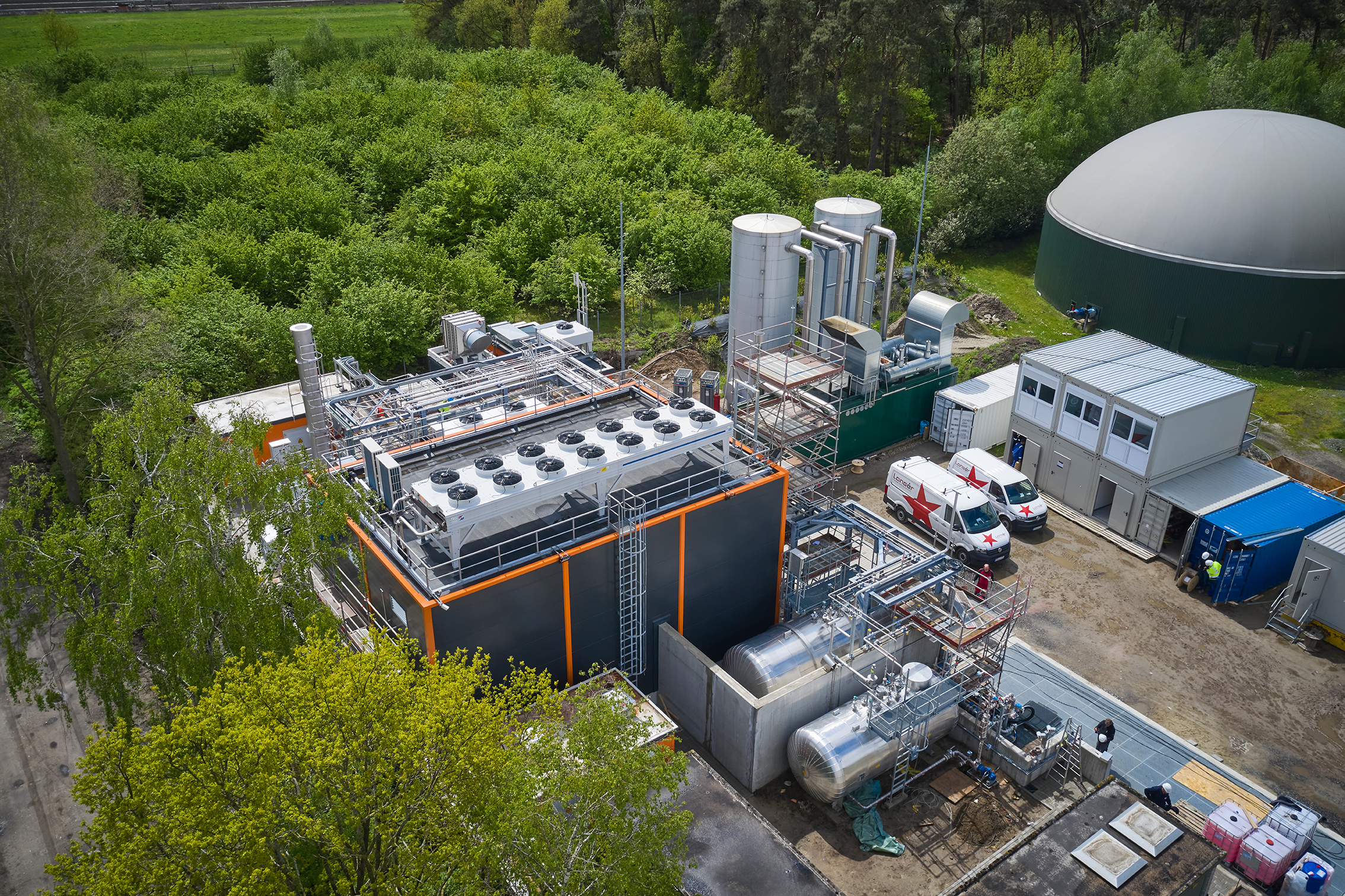 Biogasanlage im Überblick