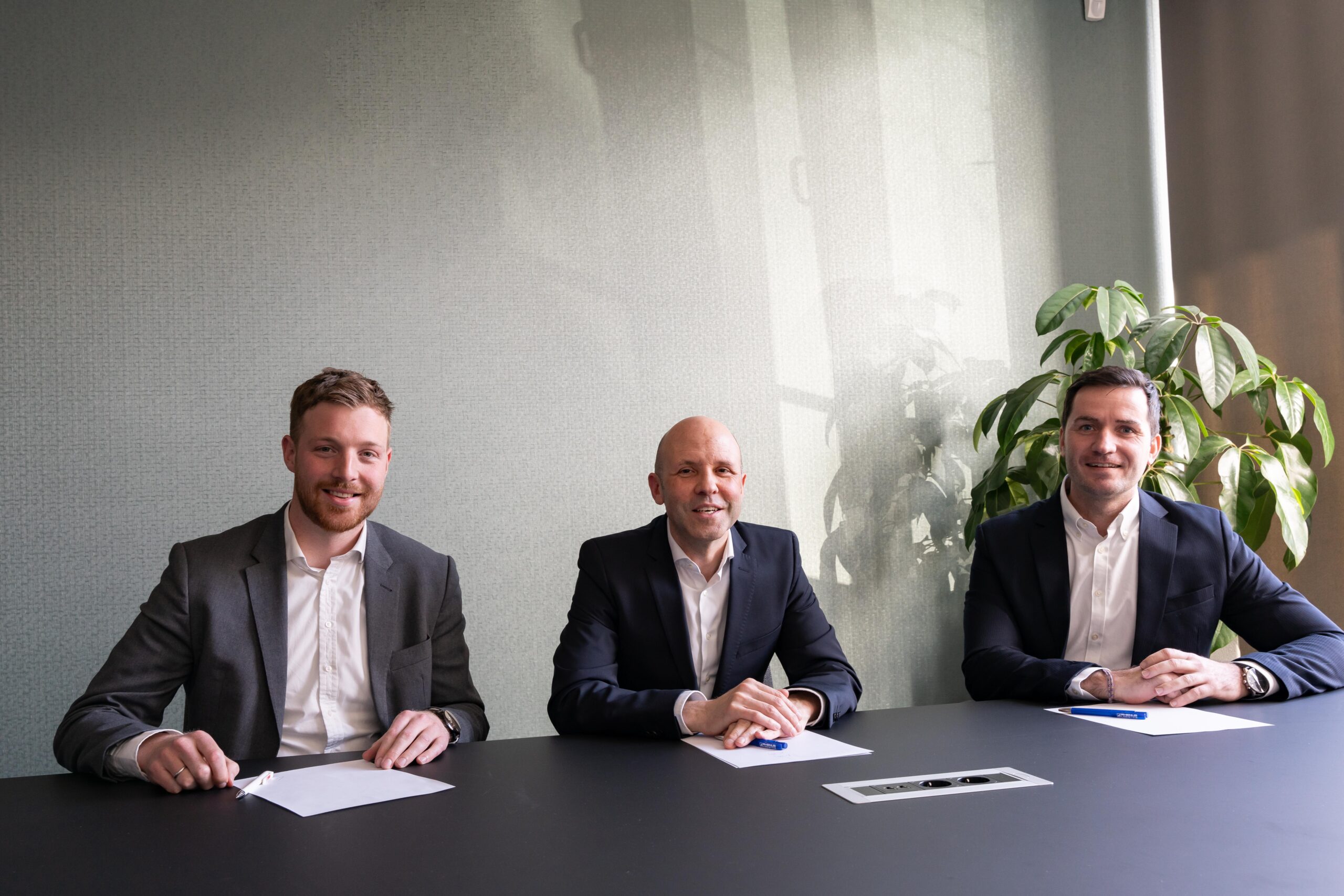 Lukas Brandl, Matthias Illing und Florian Karlstedt, Geschäftsführung der Battery Lifecycle Company GmbH (BLC)