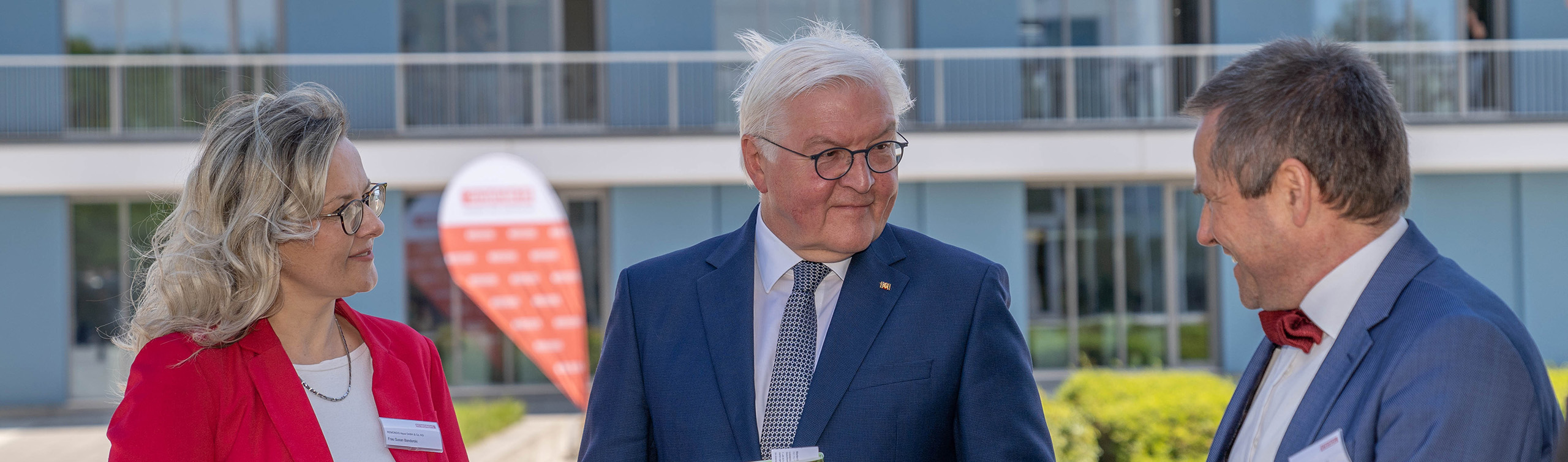 Bundespräsident Frank-Walter Steinmeier unterwegs in der Lausitz