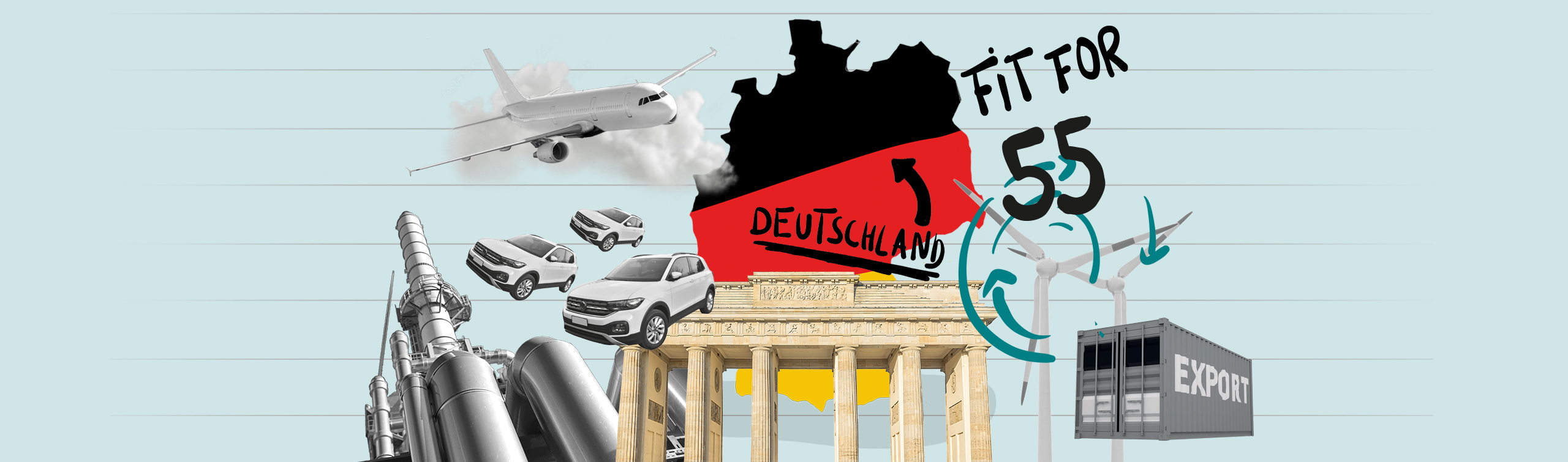 Trotz Krieg und Pandemie: Ist Deutschlands Wirtschaft „Fit for 55“?