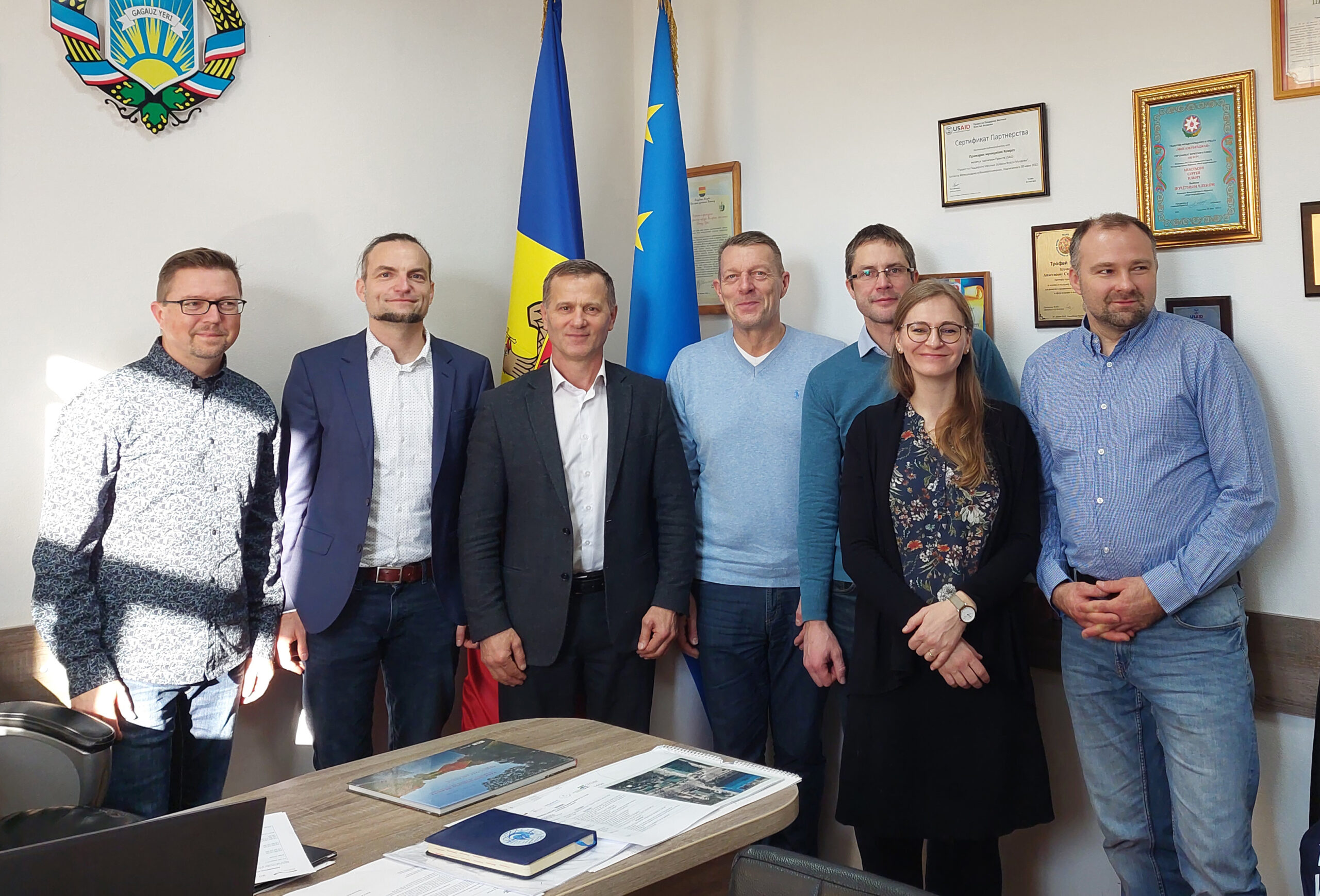 Treffen mit dem Bürgermeister von Comrat, Sergey Anastasov