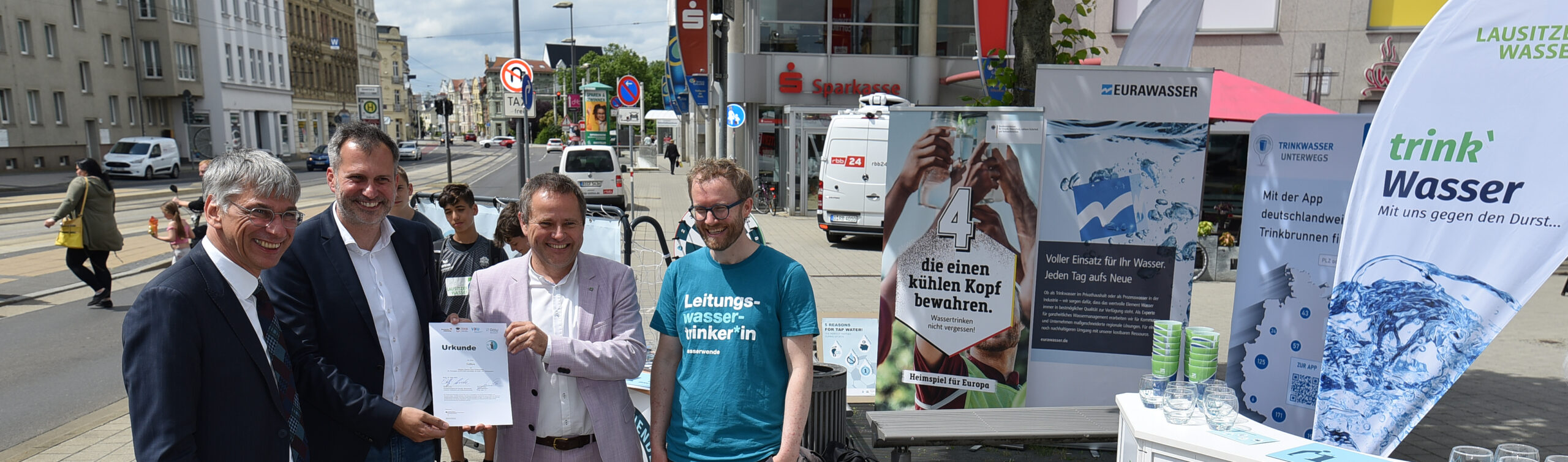 LWG erhält zweiten öffentlichen Trinkbrunnen für Cottbus