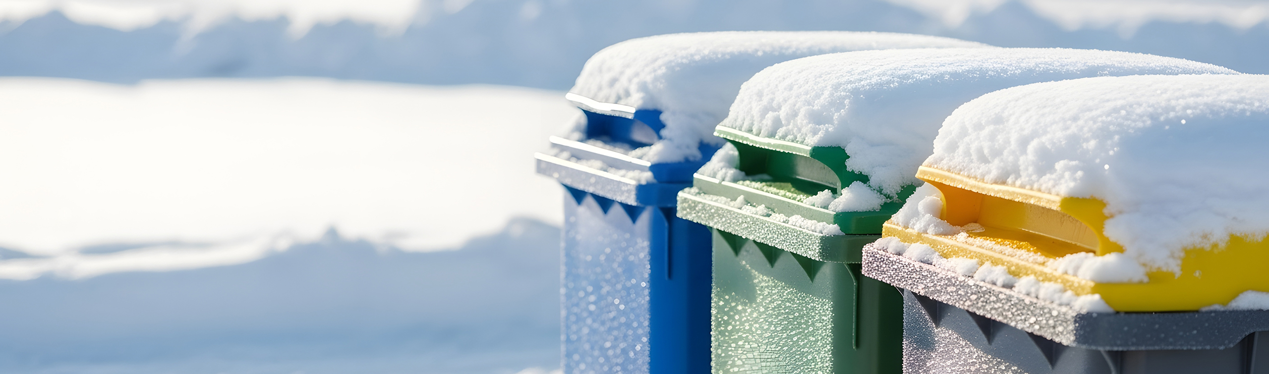 Winterwetter bremst die Müllabfuhr