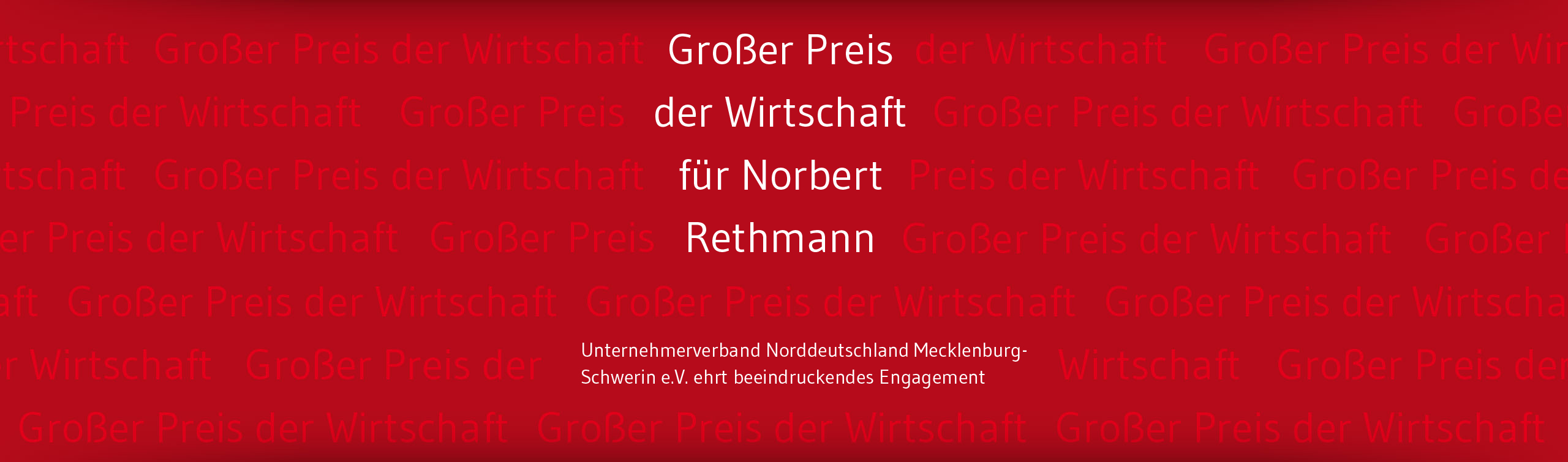 Großer Preis der Wirtschaft für Norbert Rethmann