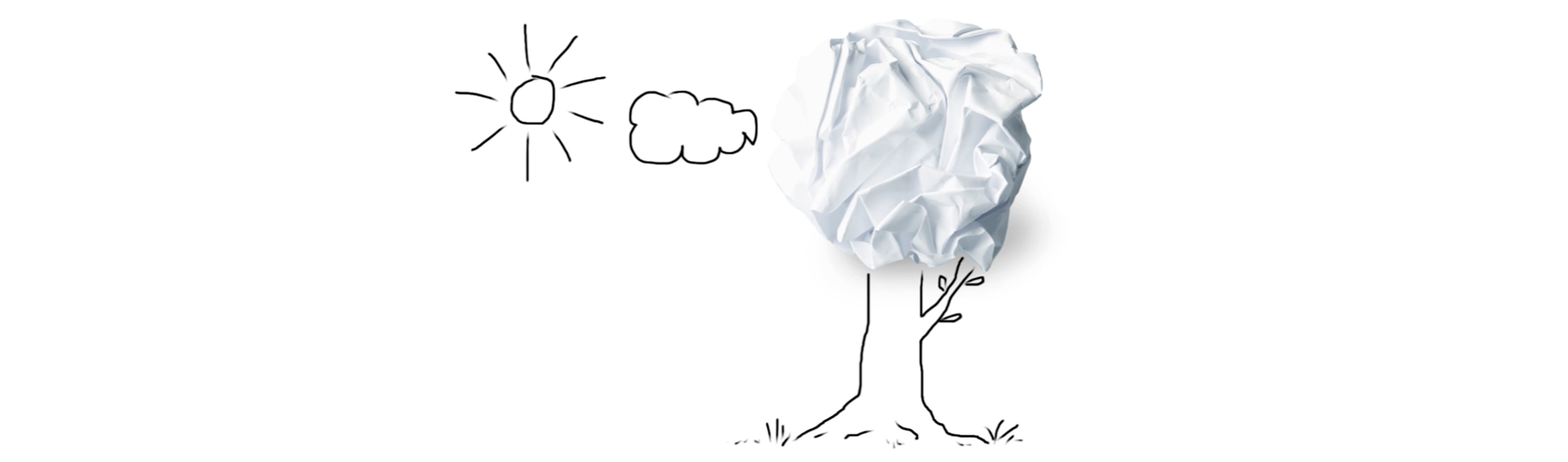 Recycling paper to curb global warming